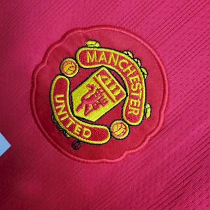 Camisa retrô da UCL do Manchester United 2007/08