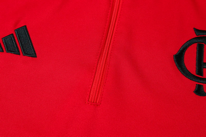 Blusa + Calça Flamengo 2023/24 Meio Zíper Adulto 902
