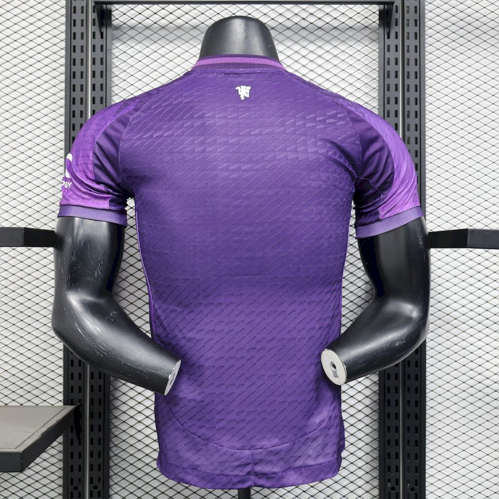 Men's Manchester United 2025/26 Purple Jersey Player Version