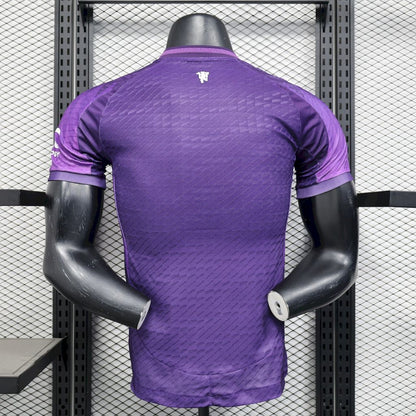 Men's Manchester United 2025/26 Purple Jersey Player Version