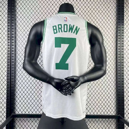 Men’s Jaylen Brown White Team Jersey