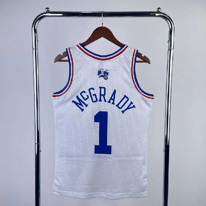 Camisa masculina Tracy McGrady All Star branca retrô de 2003