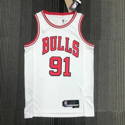 Camisa masculina Dennis Rodman branca – Edição de 75º aniversário