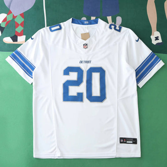 Jersey NFL Detroit Lions Jahmyr Barry Sanders 20