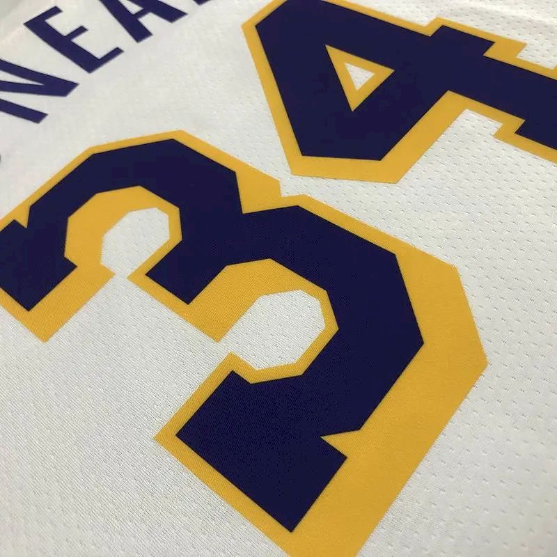 Camisa Masculina Shaquille O'Neal Branca – Edição de 75º Aniversário