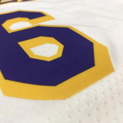 Camisa LeBron James Masculina 2020-21 Branca Versão Jogador – Edição Clássica Retrô