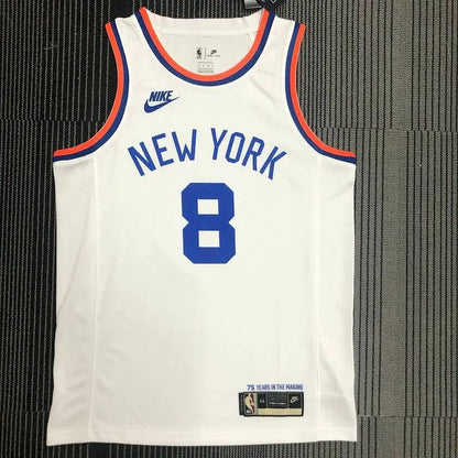 Camisa Kemba Walker Masculina Branca 2021-22 75º Aniversário – Edição Clássica