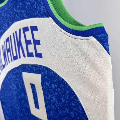 Camisa Damian Lillard Azul Masculina 2024 – Edição City