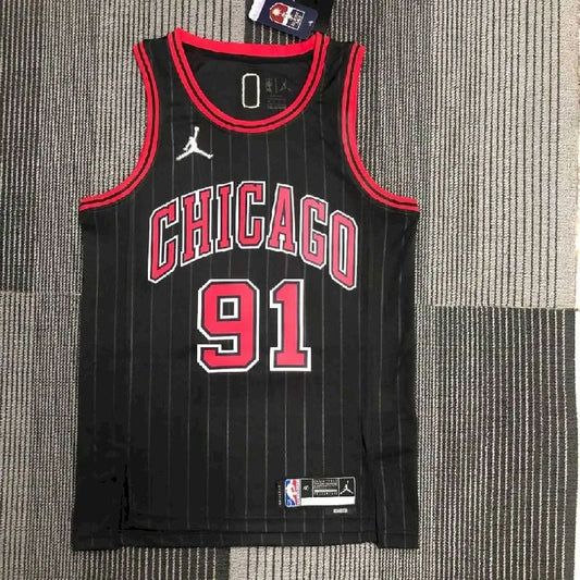 Camisa preta masculina Dennis Rodman Team – Edição Statement
