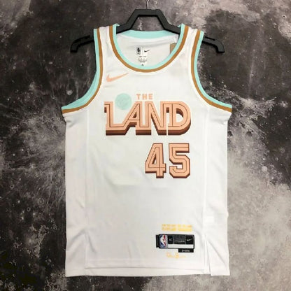 Camisa Donovan Mitchell Branca Masculina - Edição Cidade