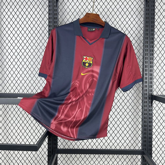 Barcelona 2000/01 Home Retro Skeleton Jersey