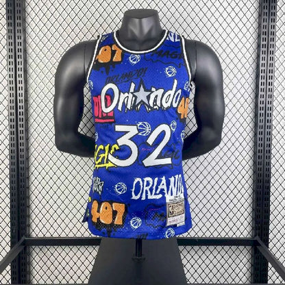 Camisa masculina M&amp;N 1994/95 Shaquille O'Neal retrô