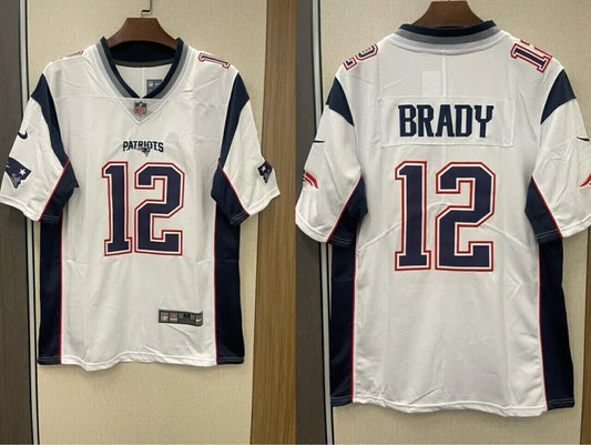 Jersey NFL New England Patriots Tom Brady 12