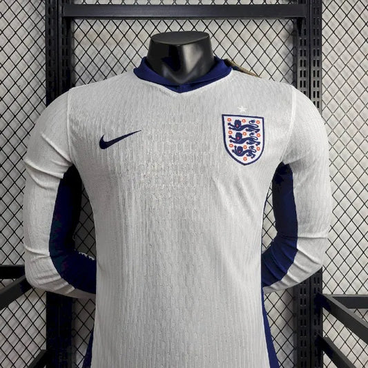 Camisa de manga comprida da Inglaterra para a Eurocopa 2024/25, versão para jogadores