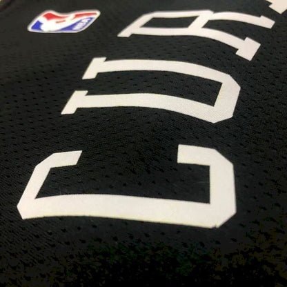 Camisa masculina Stephen Curry com decote em V preta versão jogador – Edição Statement