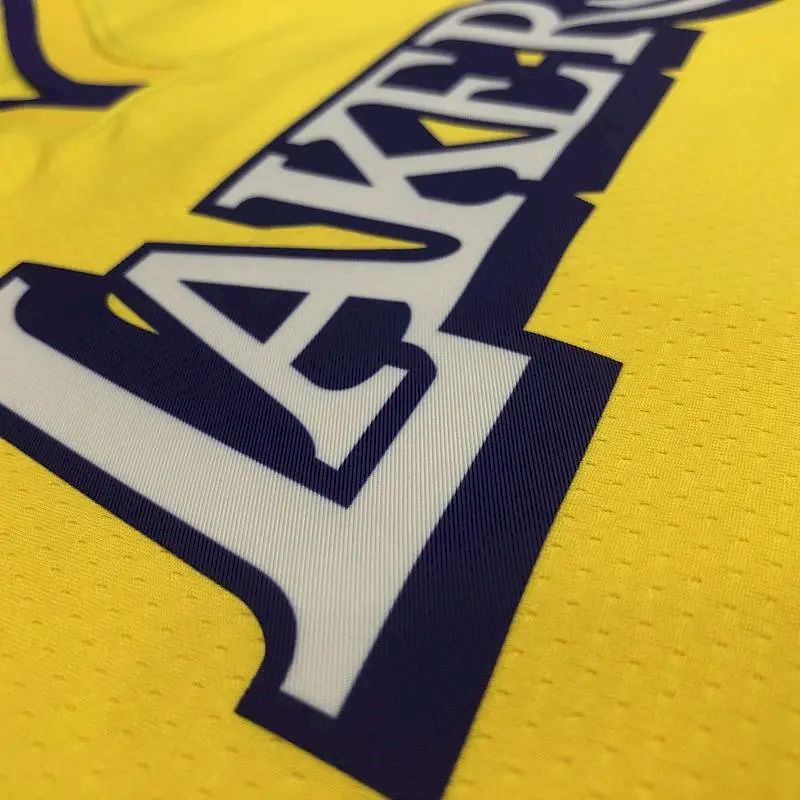 Camisa Kobe Bryant 8 Yellow City Edition Masculina Versão Jogador