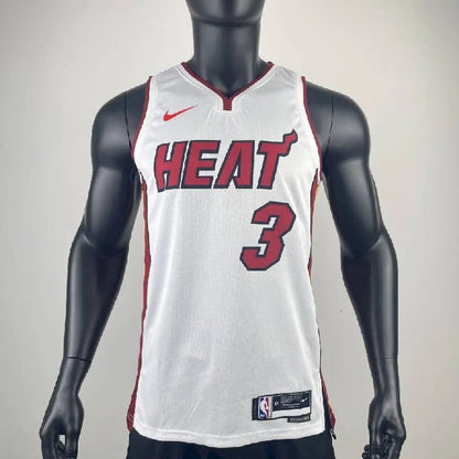 Camisa masculina Dwyane Wade branca da equipe