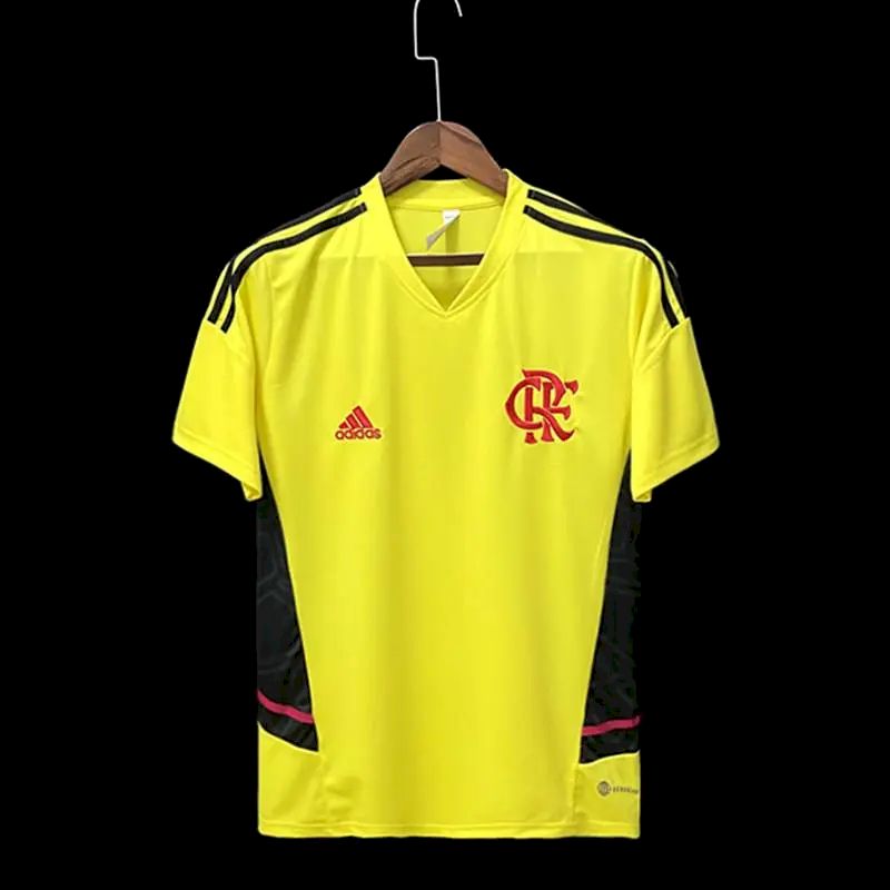 Men's Flamengo 2022/23 Pre-Match Jersey Yellow