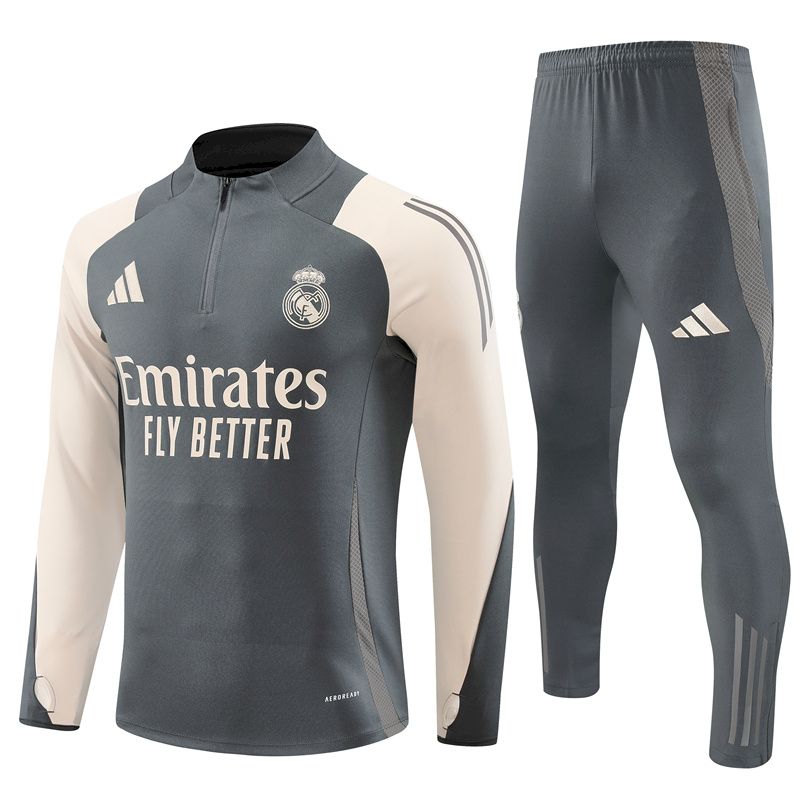 Suéter e calça adulto com zíper médio Real Madrid 2024/25 14001