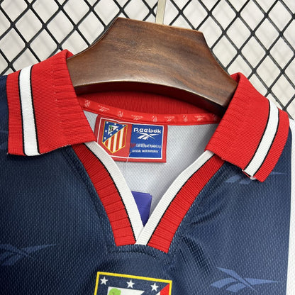 Camisa reserva retrô do Atlético de Madrid 1998/99