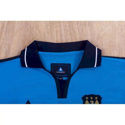 Camisa retrô titular do Manchester City 2002/03