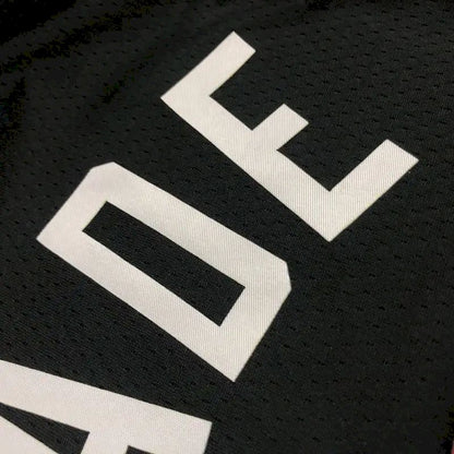 Camisa preta masculina Dwyane Wade Team – Edição City do 75º aniversário