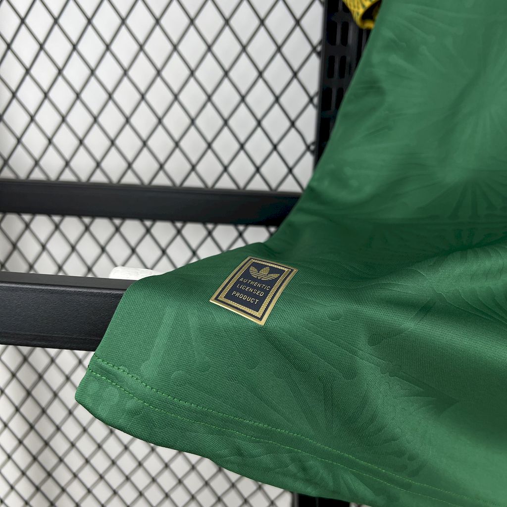 Men's Mexico 2025/26 Gold- Green Jersey