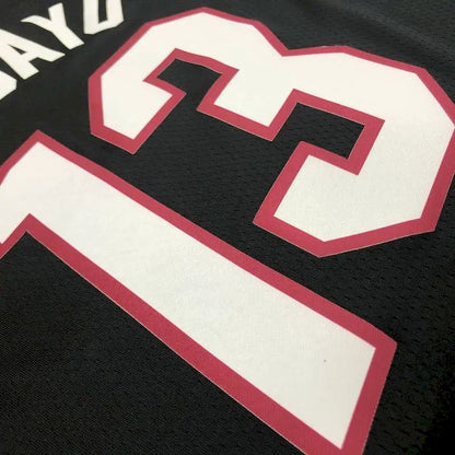 Camisa Masculina Bam Adebayo 2020-21 Preta Swingman Versão Jogador – Edição Ícone