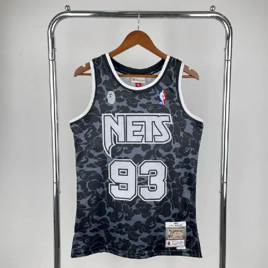 Camisa masculina BAPE M&amp;N preta da equipe