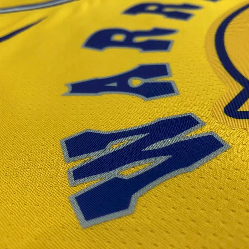 Camisa amarela masculina Nick Young versão jogador – Edição clássica
