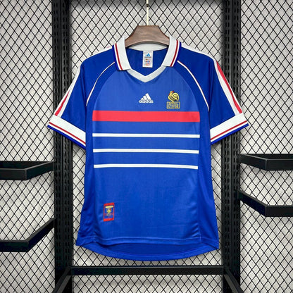 Camisa retrô da França para a Copa do Mundo de 1998