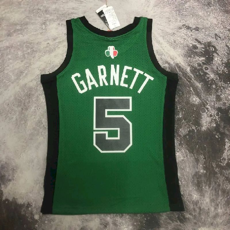 Men’s M&N Kevin Garnett Green Retro Jersey