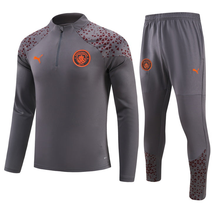 Suéter e calça Manchester City 2024/25 com zíper e meio zíper 14001