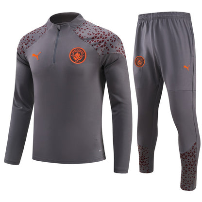 Suéter e calça Manchester City 2024/25 com zíper e meio zíper 14001