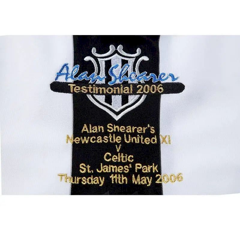 Camisa retrô com depoimento de Shearer, do Newcastle United, 2006