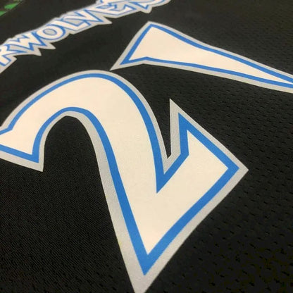 Camisa preta masculina Kevin Garnett Swingman – Edição Clássica