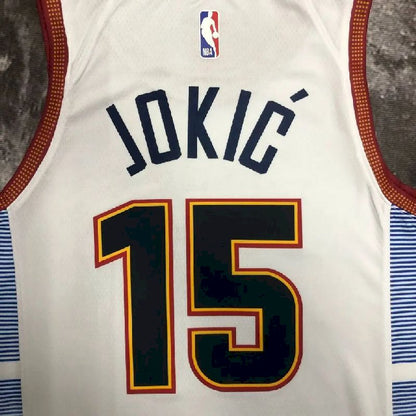 Camisa branca masculina Nikola Jokic Team – Edição City