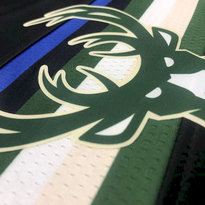 Camisa Swingman Preta Giannis Antetokounmpo Masculina 2020-21 – Edição Statement
