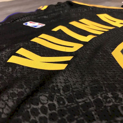 Camisa Kyle Kuzma Black Mamba versão jogador masculina