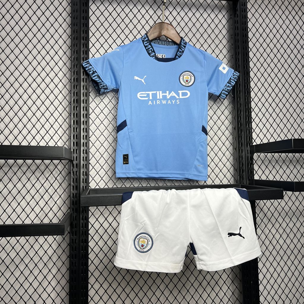 Kids Manchester City 2024/25 Home Kit