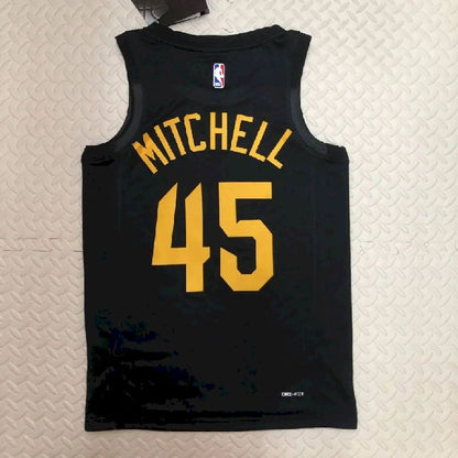 Men’s Donovan Mitchell Black Team Jersey – Statement Edition