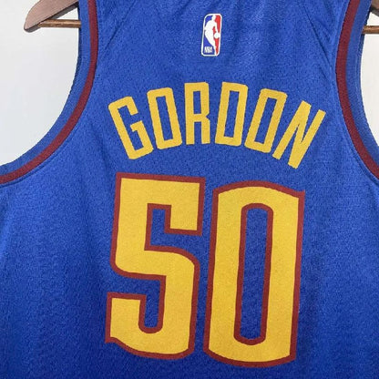 Camisa Masculina Aaron-Gordon Azul – Edição Statement