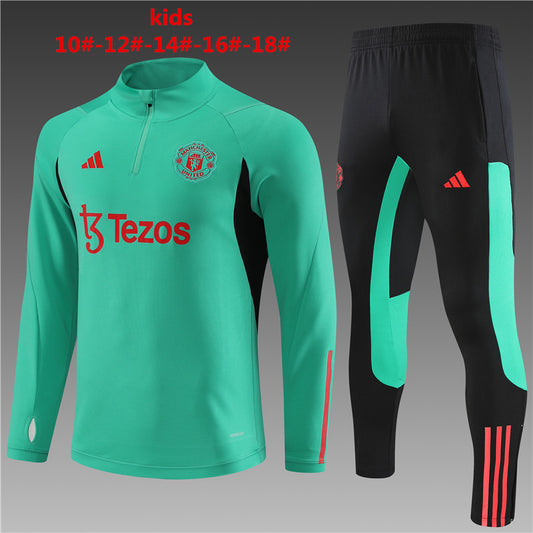 Manchester City 2023/24 Half-Zip Kids Sweater+Pant 14001