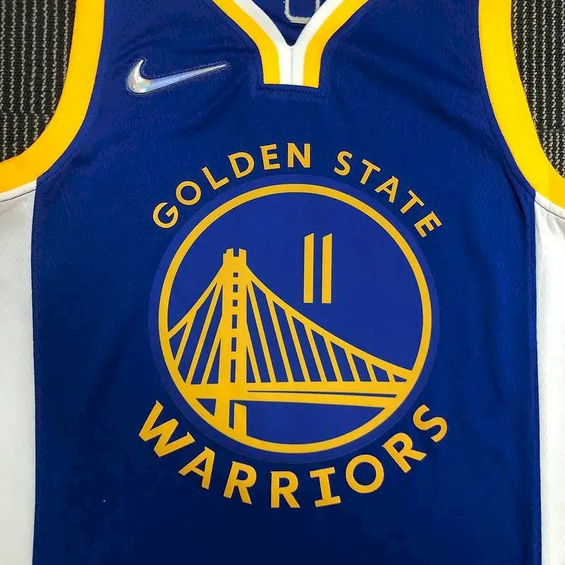 Camisa azul masculina do time Klay Thompson – Edição de 75º aniversário