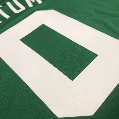 Camisa masculina verde Jayson Tatum versão jogador - Edição Ícone