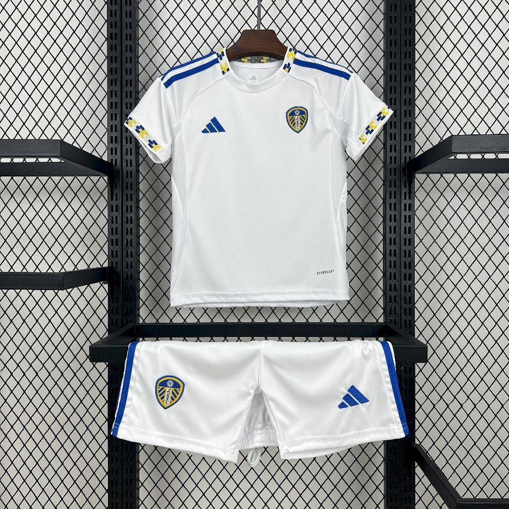 Kids Leeds United FC 2025/26 Home Kit