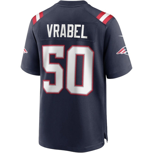 Jersey NFL New England Patriots Mike Vrabel 50
