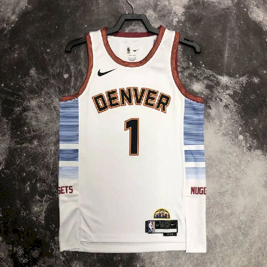 Men’s Michael Porter Jr. White Team Jersey – City Edition