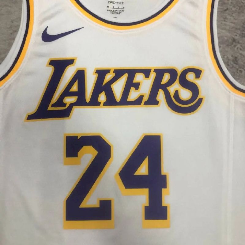 Camisa branca masculina do time Kobe Bryant