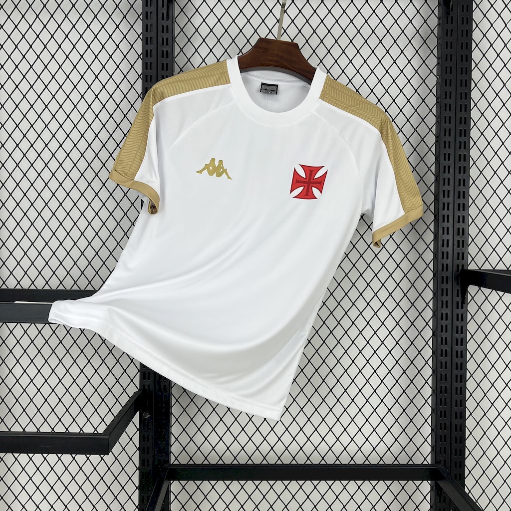 Vasco da Gama 2025/26 Supporter White Gold Jersey